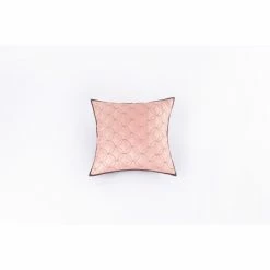 Best deal ❤️ Cottage Home Pink Geometric Polyester Throw Pillow ⌛