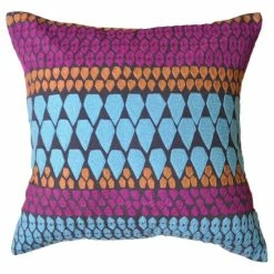 Brand new 🛒 Cottage Home Lola Cotton 16 Inch Throw Pillow ✔️ -Cottage Home Shop unnamed file 3026
