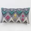 Budget 🎁 Cottage Home Enan Multicolor Cotton Applique Long Bolster Pillow 🥰
