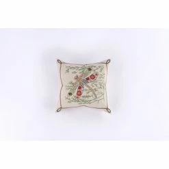 Wholesale 🌟 Cottage Home Multicolor Dragonfly Cotton Throw Pillow 👍