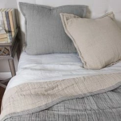 Best reviews of ⭐ Cottage Home Dorius Indigo Cotton Reversible Coverlet Or Pillow Sham 😀