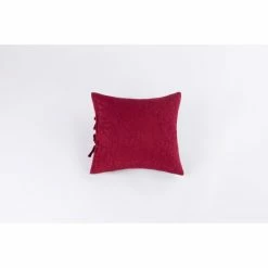 Cheapest 😀 Cottage Home Red Floral Cotton Throw Pillow 😉