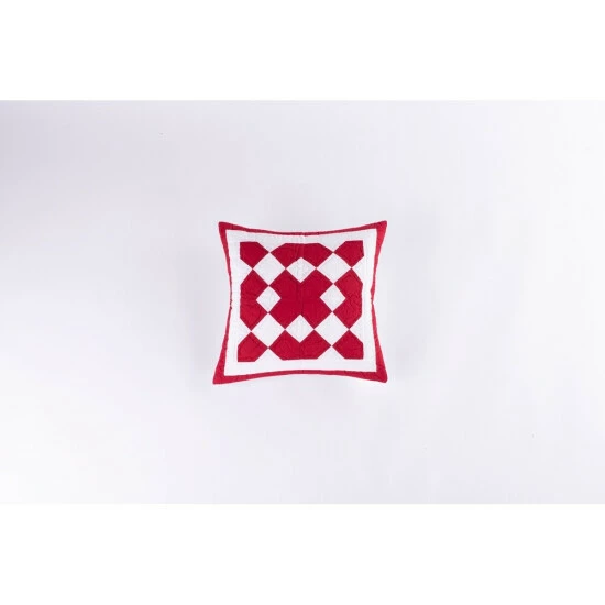 Budget π Cottage Home Red & White Abstract Throw Pillow π 3 Budget π Cottage Home Red & White Abstract Throw Pillow π