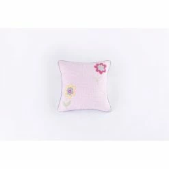 Best Pirce 🔥 Cottage Home Multicolor Gingham Floral Throw Pillow 🤩