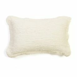 Promo ⌛ Cottage Home Laurin Ivory Cotton Large Bolster Pillow ✨