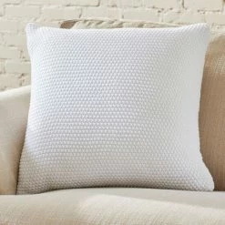 Default 19 Wholesale 🧨 Cottage Home Eddy White Cotton Throw Pillow 🤩