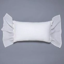 Default 5 Top 10 ❤️ Cottage Home Courtney Linen Large Bolster Pillow 💯