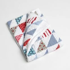 Outlet 🎉 Cottage Home Quinny Multicolor Cotton Patchwork Quilt Or Pillow Sham 😀 -Cottage Home Shop unnamed file 344