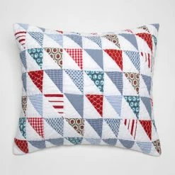 Outlet 🎉 Cottage Home Quinny Multicolor Cotton Patchwork Quilt Or Pillow Sham 😀 -Cottage Home Shop unnamed file 345