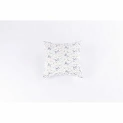 Wholesale ✔️ Cottage Home Blue & White Cotton Floral Vines Throw Pillow 🎉