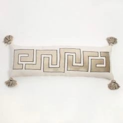 Best Pirce 🥰 Cottage Home Taten Linen Rayon Extra Long Bolster Pillow Oyster 🧨 -Cottage Home Shop unnamed file 362