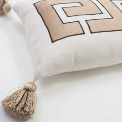 Best Pirce 🥰 Cottage Home Taten Linen Rayon Extra Long Bolster Pillow Oyster 🧨 -Cottage Home Shop unnamed file 366