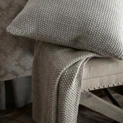 Discount ⭐ Cottage Home Eagen Knitted Cotton Throw Pillow Khaki ✔️ -Cottage Home Shop unnamed file 41