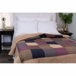 Best Pirce 💯 Cottage Home Mullticolor Color Block Cotton Twin Quilt 🌟