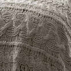 Deals 🧨 Cottage Home Mike Grey Knitted Coverlet 🛒 -Cottage Home Shop unnamed file 457