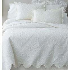 Buy ✨ Cottage Home Lazel Vanilla Cotton Quilt Or Pillow Sham ⌛