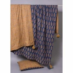 Best reviews of 🌟 Cottage Home Riam Indigo Cotton Modal Quilt Or Pillow Shams 🥰