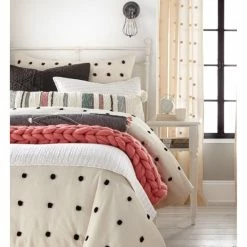 Brand new 🥰 Cottage Home Strida Asphalt Cotton Blend Quilt Or Pillow Sham ❤️