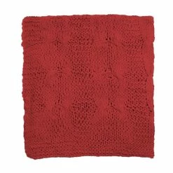 Budget ❤️ Cottage Home Michaela Cotton Knitted Throw Blanket Steel Blue 👏 -Cottage Home Shop unnamed file 563
