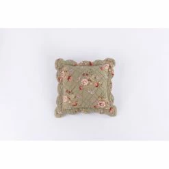 Discount 😍 Cottage Home Multicolor Scalloped Edge Cotton Throw Pillow 🔔