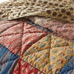 Outlet 🔔 Cottage Home Thurman Multicolor Cotton Patchwork Quilt Or Pillow Shams 👏 -Cottage Home Shop unnamed file 587