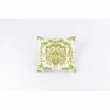 Best Pirce 👍 Cottage Home Green Damask Cotton Throw Pillow 🎁