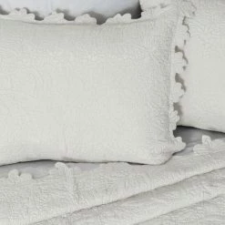 Best Sale 🎉 Cottage Home Adeline Floral Quilt Antique White 🎉 -Cottage Home Shop unnamed file 612