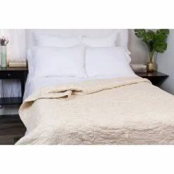 Best deal 👏 Cottage Home Coteer Ivory Cotton Sand Dollar Twin Quilt ✔️