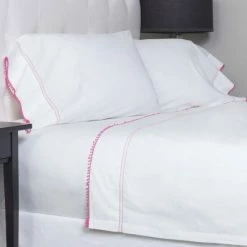 New ✨ Cottage Home Lalinette Magenta Cotton Sheet Set 🔥