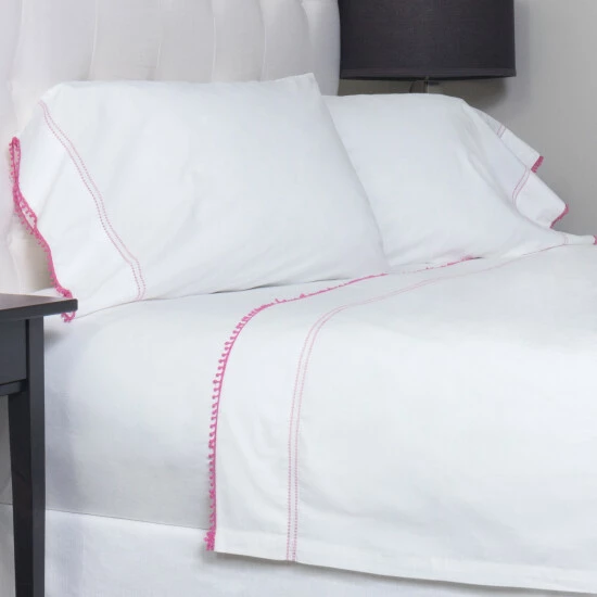 New β¨ Cottage Home Lalinette Magenta Cotton Sheet Set π₯ 3 New β¨ Cottage Home Lalinette Magenta Cotton Sheet Set π₯