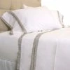 Discount 🌟 Cottage Home Dainty Cotton Linen Ruffle Pillowcase Set White 🧨 -Cottage Home Shop unnamed file 644