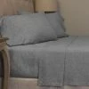 Flash Sale 😍 Cottage Home Damaris Grey Chambray Linen Sheet Set 👏 -Cottage Home Shop unnamed file 699