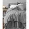 Hot Sale 😉 Cottage Home Capri Grey Chambray Linen Duvet Cover Or Pillow Sham 🧨 -Cottage Home Shop unnamed file 73