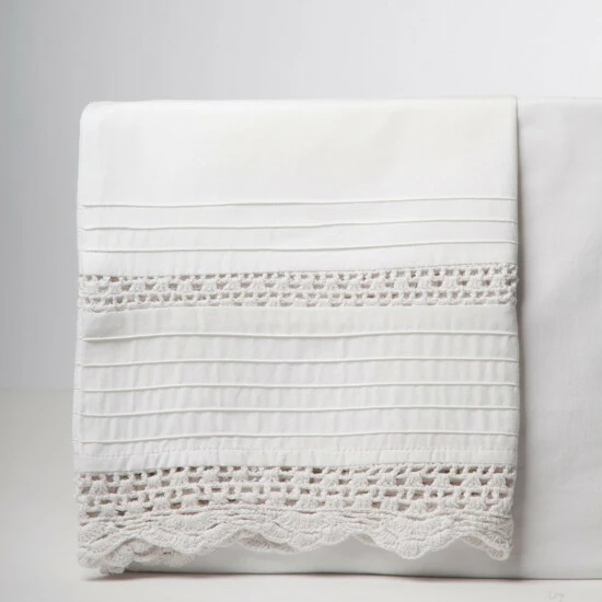 Hot Sale π₯ Cottage Home White Cotton Crochet Sheet Set π 4 Hot Sale π₯ Cottage Home White Cotton Crochet Sheet Set π - Image 2