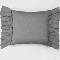 Hot Sale 😉 Cottage Home Capri Grey Chambray Linen Duvet Cover Or Pillow Sham 🧨 -Cottage Home Shop unnamed file 75
