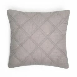 Best Pirce 🎁 Cottage Home Kenlee Grey Cotton Quilt Or Pillow Sham ❤️ -Cottage Home Shop unnamed file 752