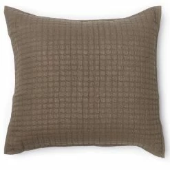 Cheap 😍 Cottage Home Karina Walnut Brown Diamond Quilted Euro Sham 🤩
