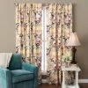 Best deal 🧨 Cottage Home Floral Yellow Cotton 96-inch Single Curtain Panel 🤩