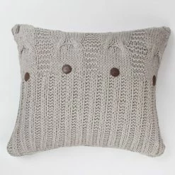 Flash Sale 👍 Cottage Home Chima Cable Knit Cotton Throw Pillow Red 💯 -Cottage Home Shop unnamed file 809