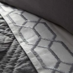 Discount ⌛ Cottage Home Kutcer Ivory Grey Cotton Modal Sheet Set 🧨 -Cottage Home Shop unnamed file 814