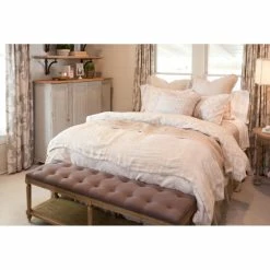 Buy 🌟 Cottage Home Feena Almond Natural Linen Coverlet Or Pillow Shams 🤩