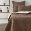 Best Pirce 🔥 Cottage Home Karina 100 Percent Linen Quilt Brown 🔔 -Cottage Home Shop unnamed file 872