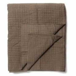 Best Pirce 🔥 Cottage Home Karina 100 Percent Linen Quilt Brown 🔔 -Cottage Home Shop unnamed file 874