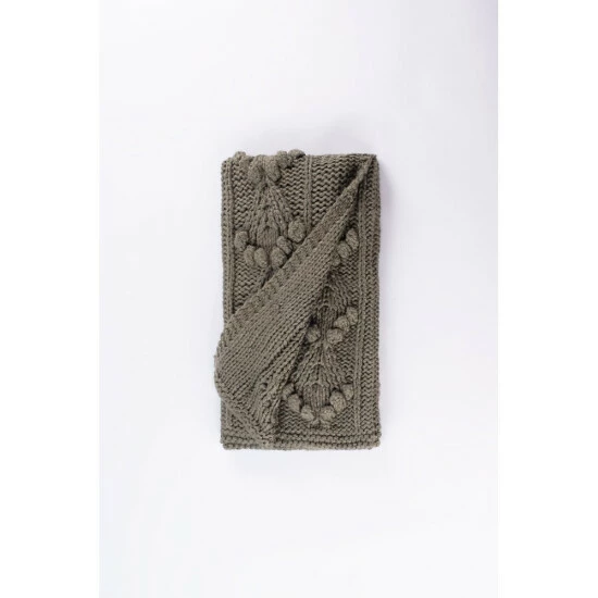 Best Sale π Cottage Home Olive Cotton Throw π€© 4 Best Sale π Cottage Home Olive Cotton Throw π€© - Image 2