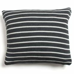 Promo 😍 Cottage Home Daniel Grey Striped Throw Or 20-inch Throw Pillow ✨ -Cottage Home Shop unnamed file 889