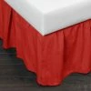 Discount 🌟 Cottage Home Brighton Red Cotton 24-inch Drop 3 Piece Tuck In Bed 👗 Skirt ⭐ -Cottage Home Shop unnamed file 902