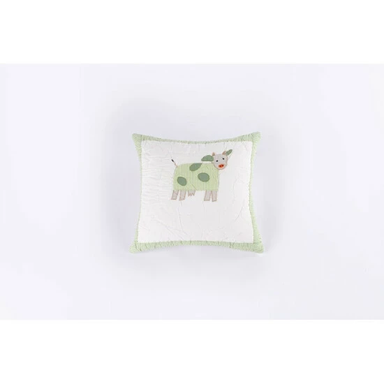 Best Pirce ✨ Cottage Home Green Cow Throw Pillow ✔️ 3 Best Pirce ✨ Cottage Home Green Cow Throw Pillow ✔️