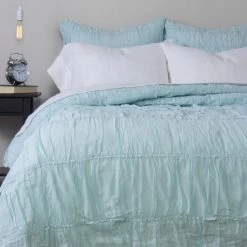 Outlet ⌛ Cottage Home Rochelle Aqua Duvet Cover 🔥