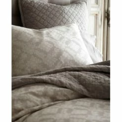 Flash Sale ✨ Cottage Home Dylan Grey Linen-Cotton French Ikat Duvet Cover Or Pillow Sham 🛒