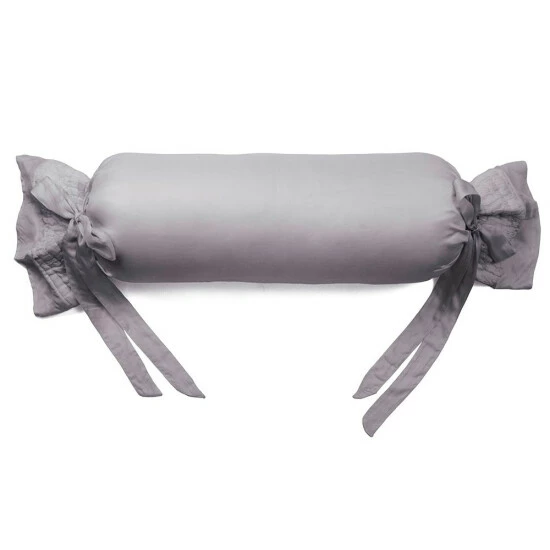 Flash Sale π€© Cottage Home Hayden Grey Cotton Large Round Bolster π 3 Flash Sale π€© Cottage Home Hayden Grey Cotton Large Round Bolster π